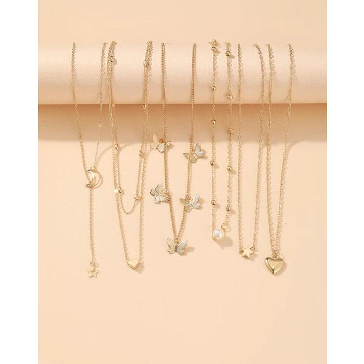 Shein- 6pcs Star Charm Necklace