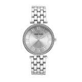 Anne Klein- Womens Crystal Accented Bracelet Watch