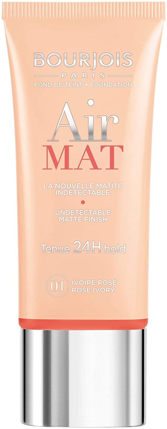 Bourjois- Air Mat 24H . Foundation. 1 Rose Ivory . 30 ml - 1.0 fl oz