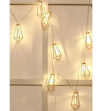Shein- Geometric Lampshade 10 Pcs String Light