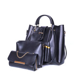 Style it-Black 3 pieces Handbag