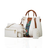 Style it-White 4 pieces Handbag
