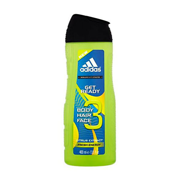 ADIDAS- GET READY 3IN1 SHOWER GEL 400ml