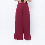 VYBE - Ladies Pants Red with button