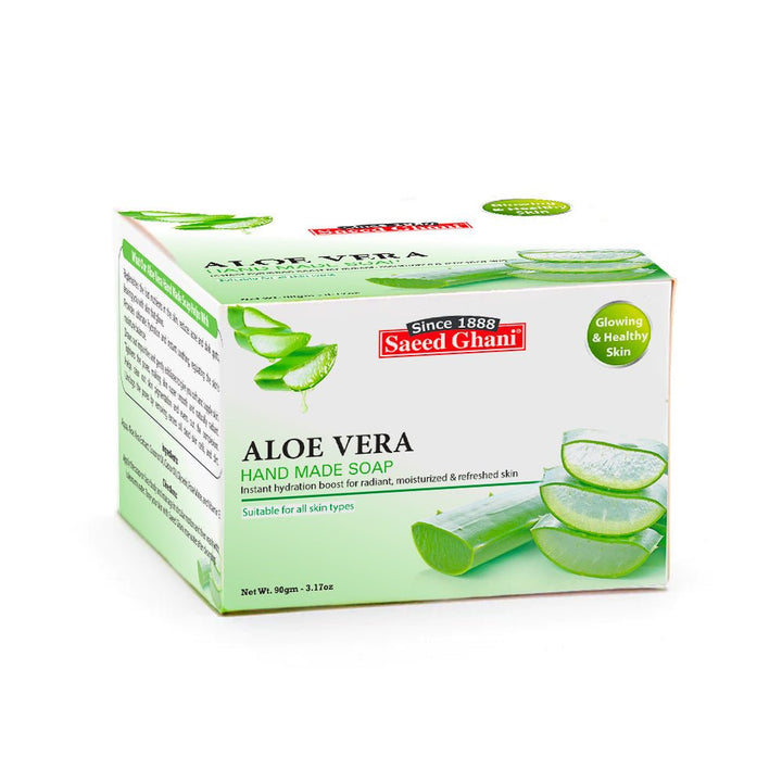 Saeed Ghani - Aloe Vera Soothing Handmade Soap, 90gm