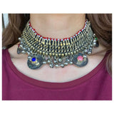 Jewels By Noor- antique coin afghani choker