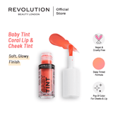 Makeup Revolution- Revolution Relove Baby Tint Coral Lip & Cheek Tint