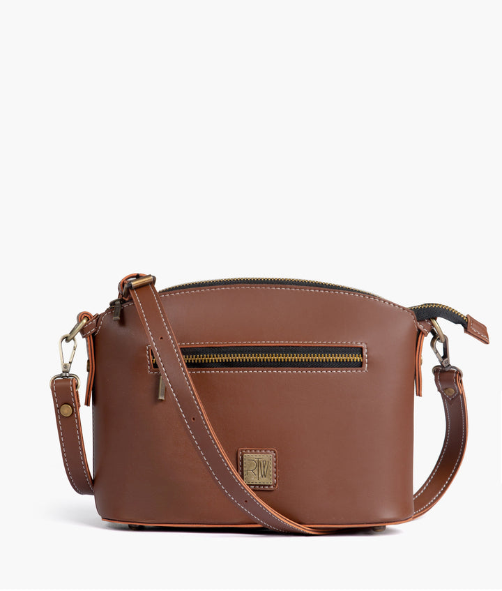 RTW - Brown dome cross-body bag