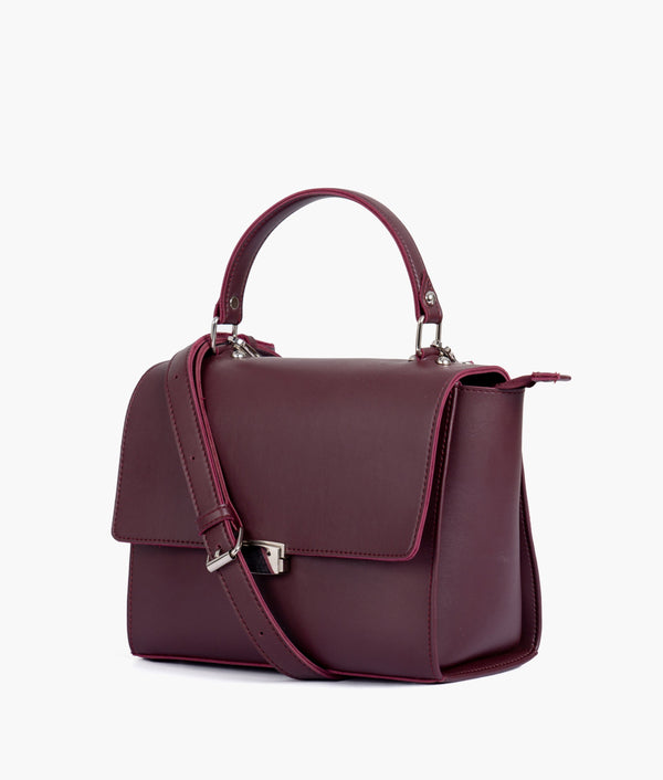 RTW- Burgundy Mini Messenger Bag