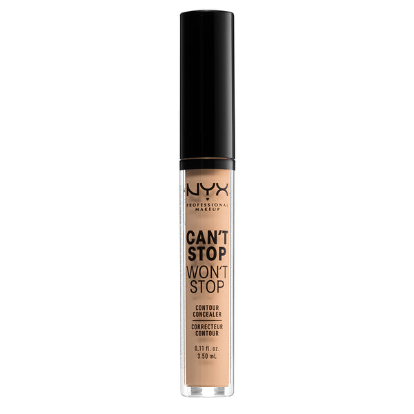 NYX Professional Makeup- Cant Stop Wont Stop Contour Concealer - Natural, 3.50 Ml