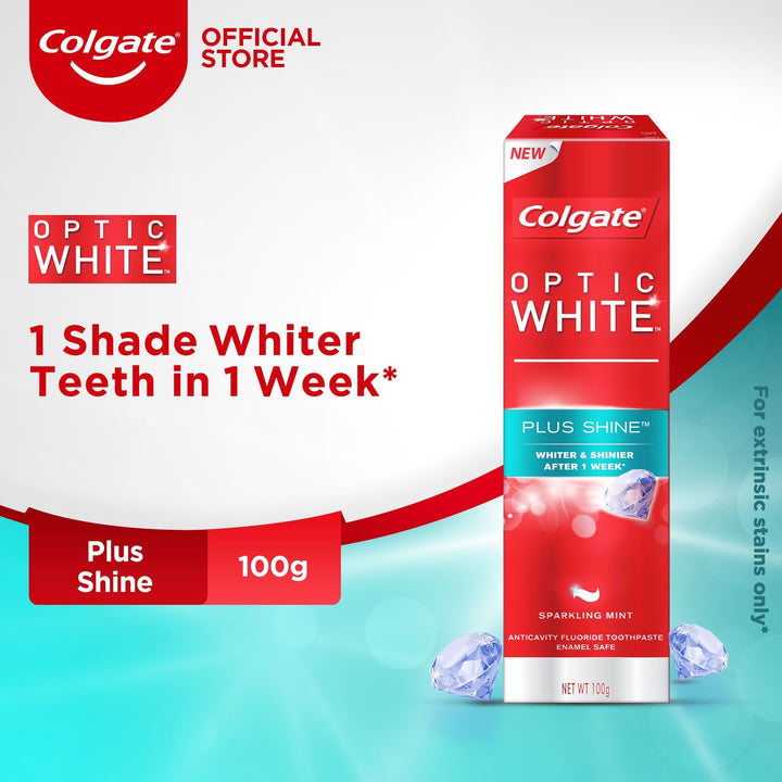 Colgate Optic White Plus Shine 100g