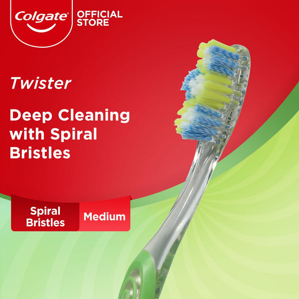 Colgate- Twister Toothbrush - Medium