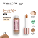 Makeup Revolution- Conceal & Define Foundation F11