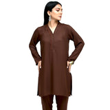 UZUL TRENDS DB-Shed Brown 2 Piece Outfit