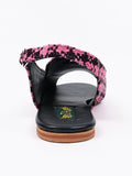 Tauheed Ansari BlackPink Check Casual Flat Sandal For Women's