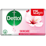 Dettol Antibacterial Soap Bar Effective Germ Protection Skincare 125gm