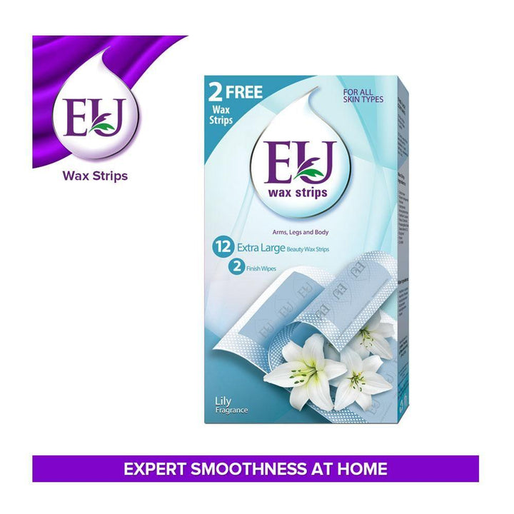 EU- Facial Wax Strip Lily- 12 Strip