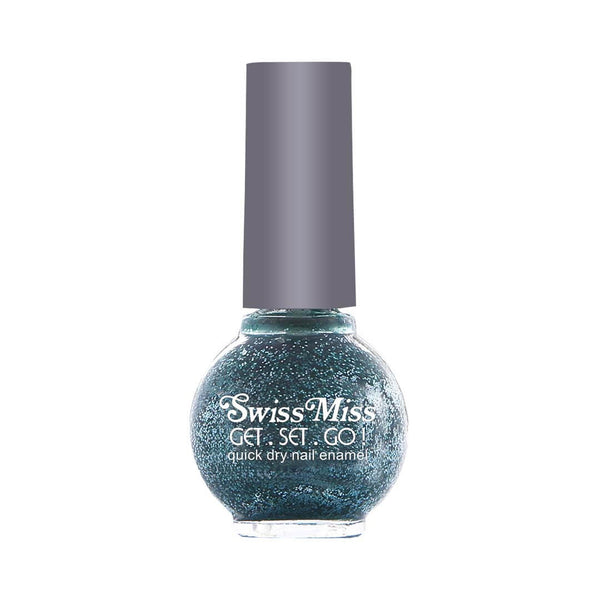 Swiss Miss - Nail Paint Sapphire Sparkle  (F-401)