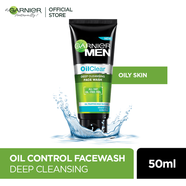 Garnier Men Face Wash Oil Clear 50ml