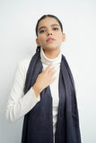 VYBE - Self Printed Stole Blue