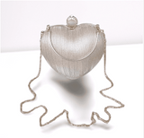 The Originals Glitter Heart Design Novelty Evening clutch Bag