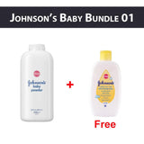 Buy One Johnson's Baby Powder, 500g & Get Johnson's Htt Massage Lotion, 200ml Free by Bagallery Deals priced at 500 | Bagallery Deals