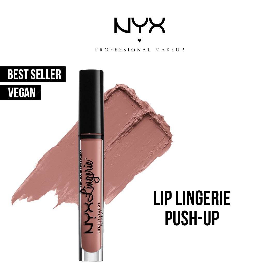 NYX Professional Makeup Liquid Lipstick Lip Lingerie 06 Push-Up