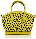 Silk Avenue - LS00283 - Yellow Polka Dot Tote Bag