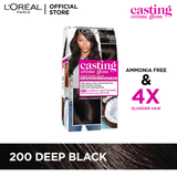 LOreal Paris- Casting Creme Gloss - 200 Deep Black Hair Color