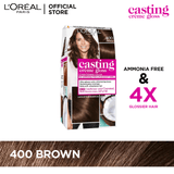 LOreal Paris Casting Creme Gloss 400 Brown Hair Color