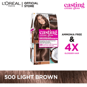 LOreal Paris- Casting Creme Gloss - 500 Light Brown Hair Color