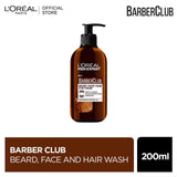 L'Oreal- Paris Men Expert Barber Club Beard, Face and Hair Wash 200 ml
