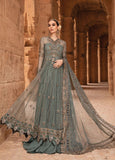 Maria B Embroidered Net Unstitched 3 Piece Suit - MB24VL 2403-A
