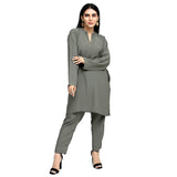 UZUL TRENDS OB-Olive 2 Piece Outfit