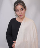 Bagallery Exclusive AcroWool Shawl Cream