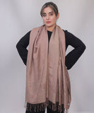 Bagallery Exclusive 3D Printed Viscose Winter Stole Chocolate