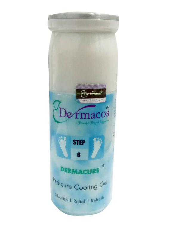 Dermacos- Pedicure Cooling Gel 200 Mls Net 6.67 Fl.Oz