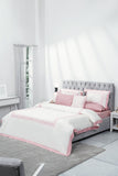 Sapphire Home Pink And White Rosy Tint Quilt Cover