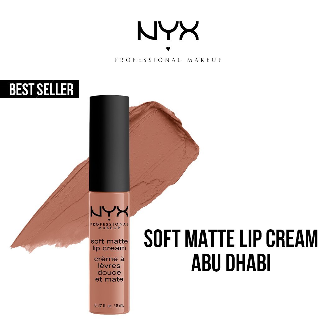 NYX Professional Makeup- Soft Matte Lip Cream - 09 Abu Dhabi, 8 ml