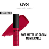 NYX Professional Makeup- Soft Matte Lip Cream Liquid Lipstick - 10 Monte Carlo