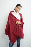 VYBE - Self Printed Stole Red