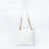 VYBE- Chain Shoulder Bag- White