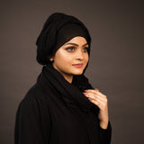 The Hijab Shop- Wrinkles- Black (1 Pcs)