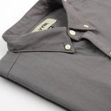 VYBE - Casual Solid Shirts- Dark Grey