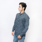 VYBE -Casual Shirt-Black Flower