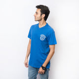 VYBE-Printed T Shirt-North Estate-Royal Blue