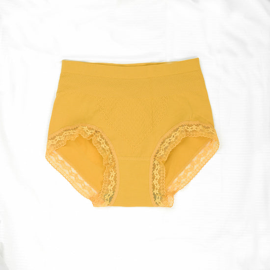 VYBE - Floral Ladies Underwear - Yellow