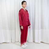 VYBE - PJ SET (Maroon)