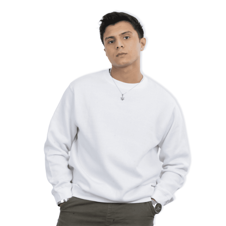 VYBE Basics - VYBE Basic Pack Of 2 Sweatshirt (Black N White)