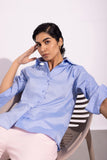 Sapphire- Laid Back Collared Shirt